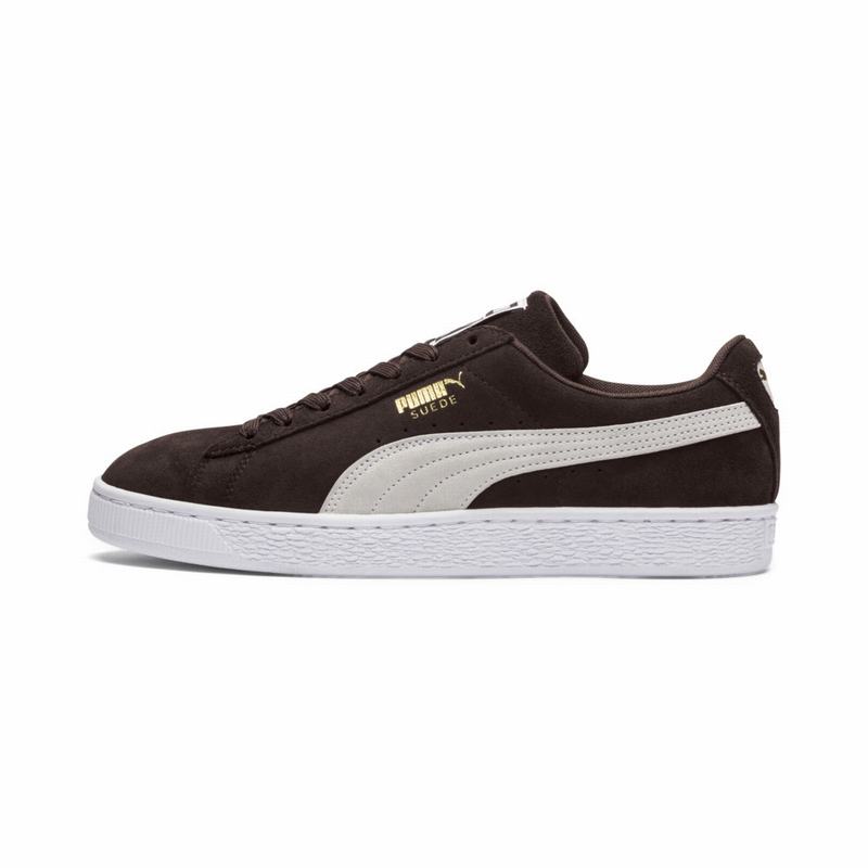 Basket Puma Suede Classic Homme Blanche/Blanche Soldes 496XWCOE